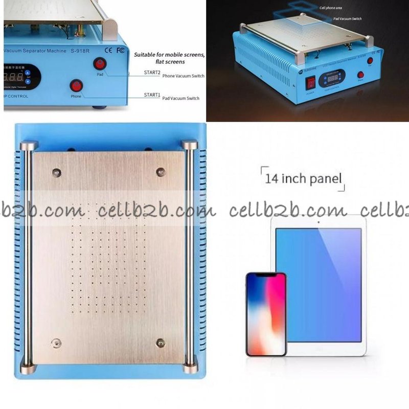SUNSHINE S-918R Maquina Separador de Pantalla LCD 14#