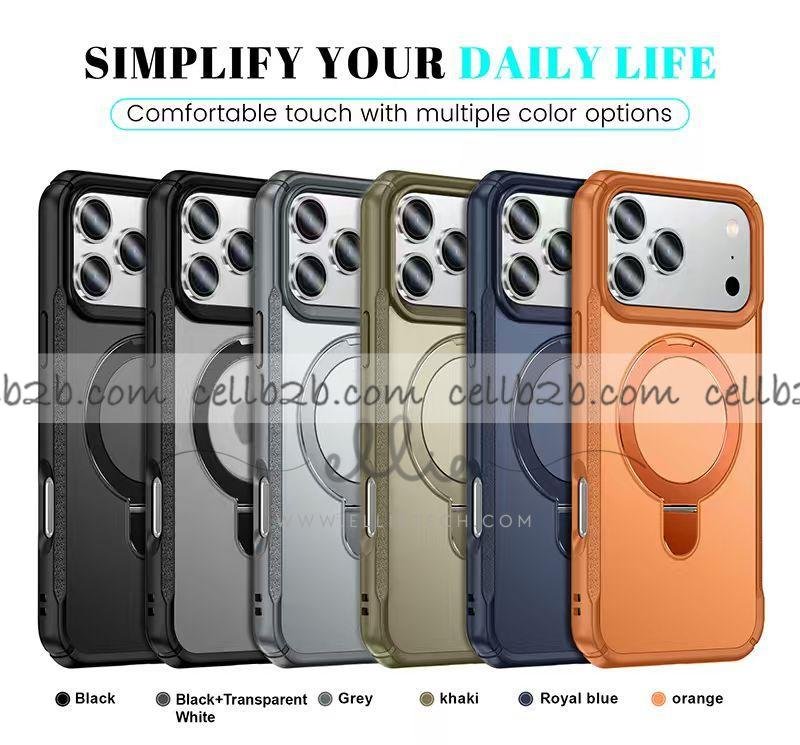 Funda MagSafe con Soporte JUNSHEN para iPhone 17 Pro