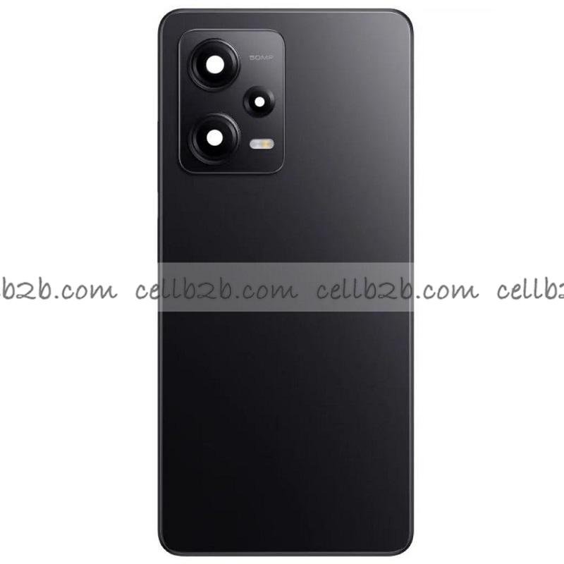Tapa Trasera Xiaomi Redmi Note 12 Pro 5G Negra CON LENTE