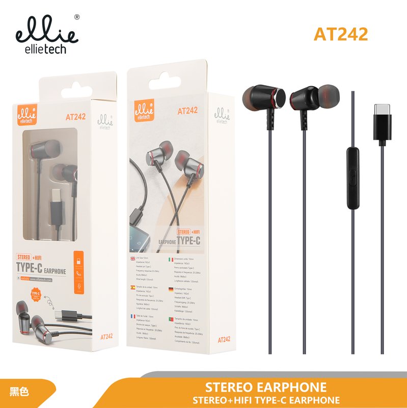 Ellietech AT242 Auriculares Tipo C