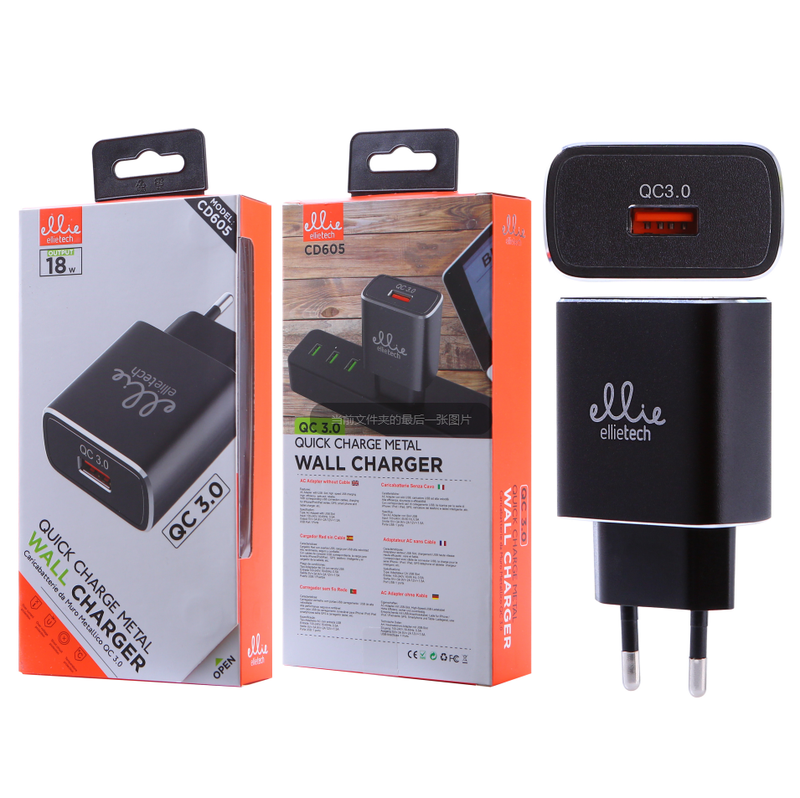 Ellietech CD605 Cargador Red Sin Cable