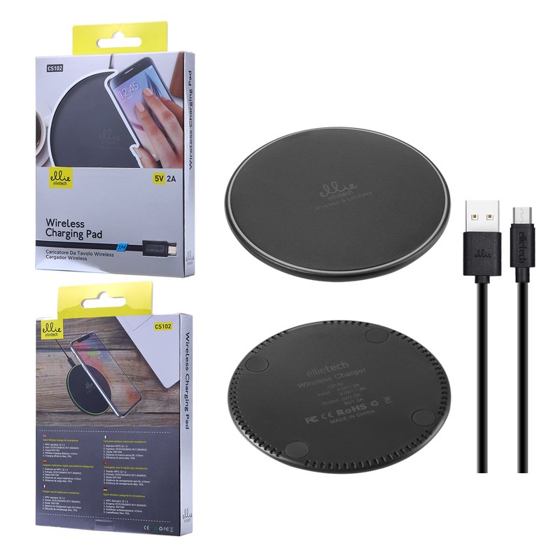 Ellietech CS102 Cargador De Mesa Inalambrico