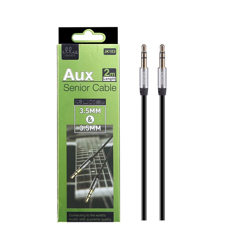 Ellietech JK103 Cable Audio Jack 3.5MM To 3.5MM 2M