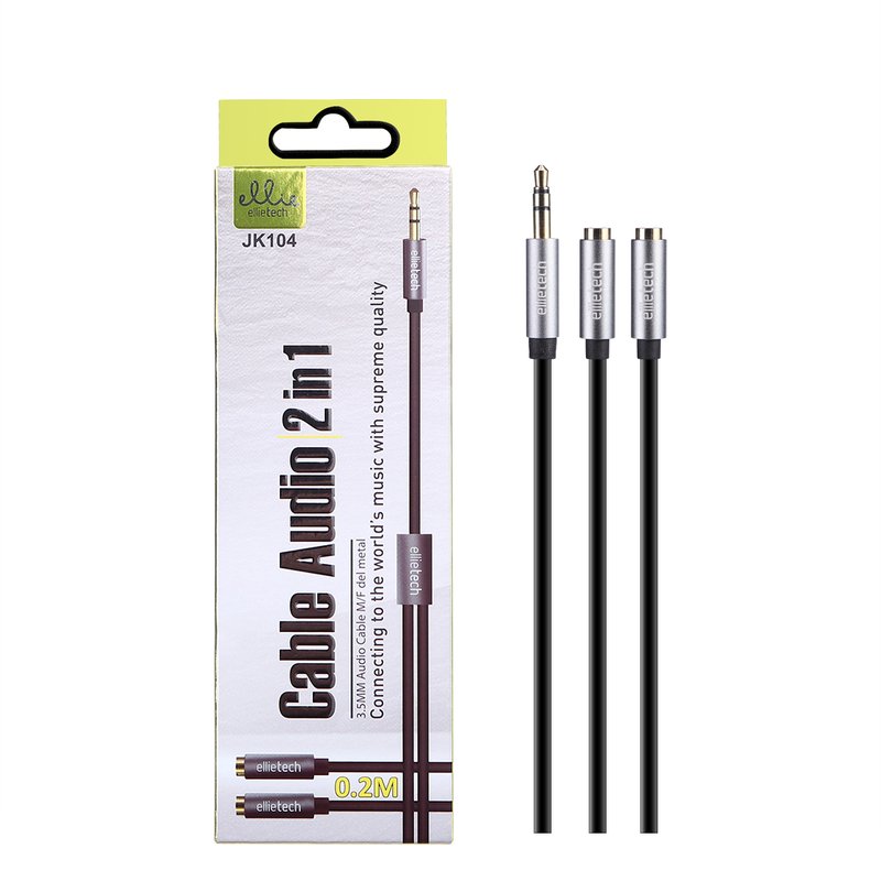 Ellietech JK104 Cable Audio 2in1 1M-2F
