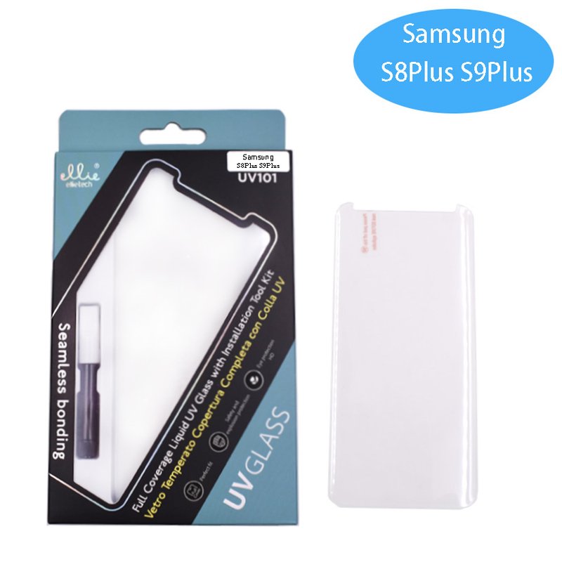 UV101 Protector Curvado Completo de UV Samsung S8 Plus / S9 Plus sin Luz