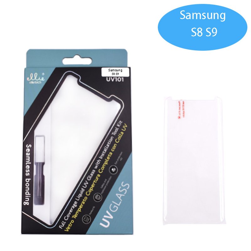 UV101 Protector Curvado Completo de UV Samsung S8 / S9 sin Luz