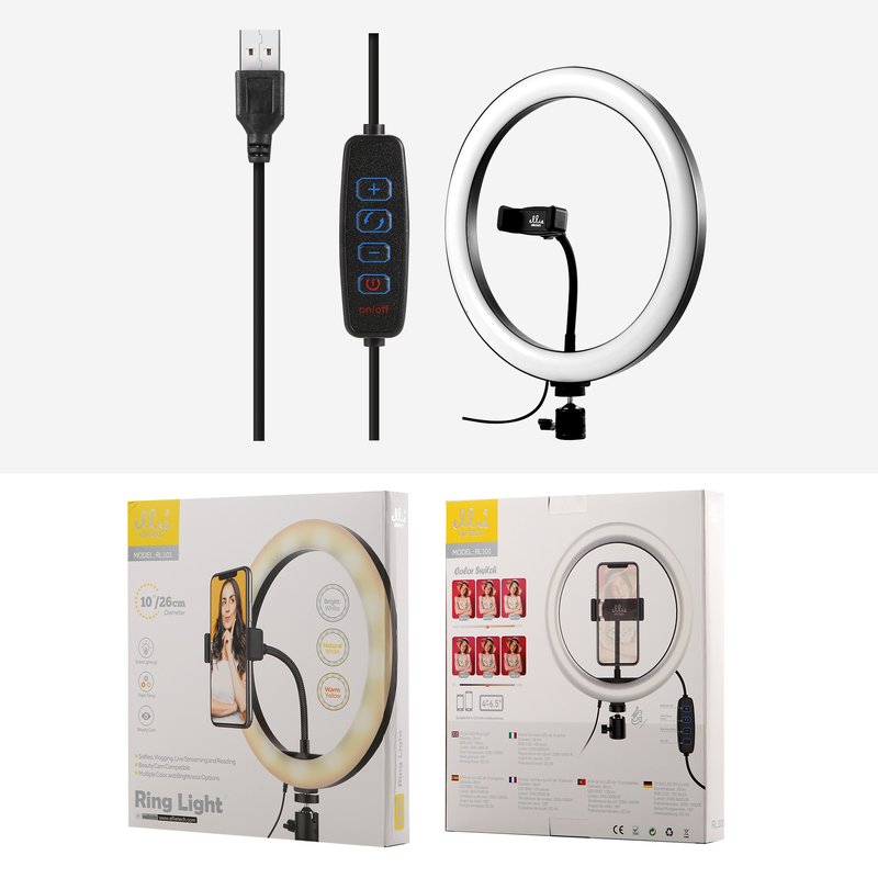 Ellietech RL101 Aro de Luz 26CM SIN TRIPO
