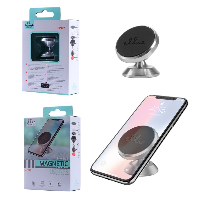 Ellietech SP107 Soporte Magnetico Universal para Movil