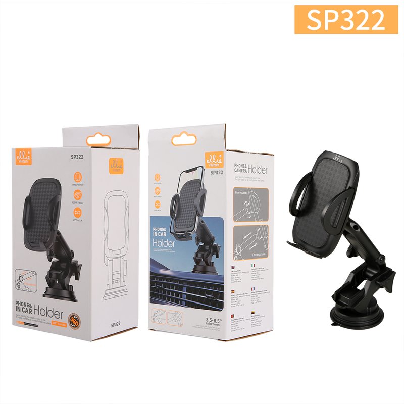 Ellietech SP322 Soporte de Teléfono Móvil para Coche
