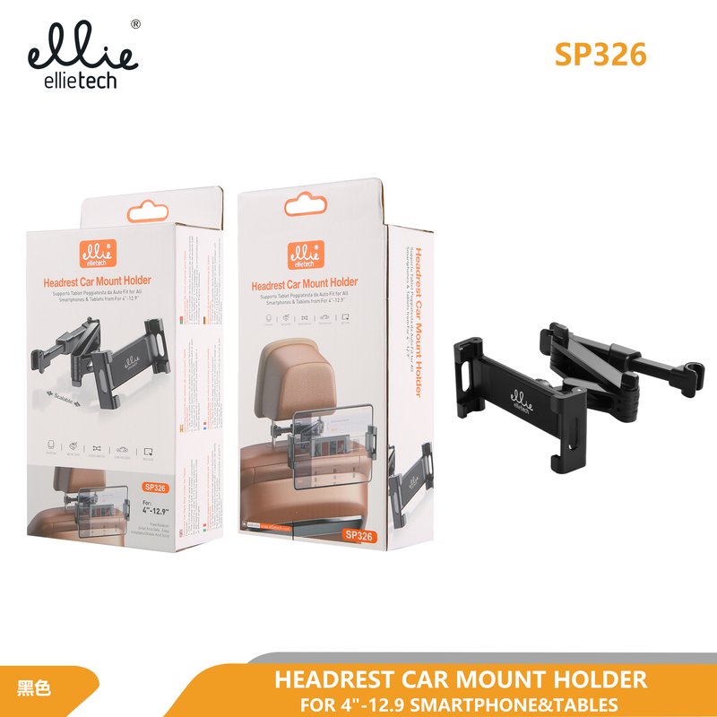 Ellietech SP326 Soporte Tablet De Tablero para Coche 4-12.9 Pulgadas