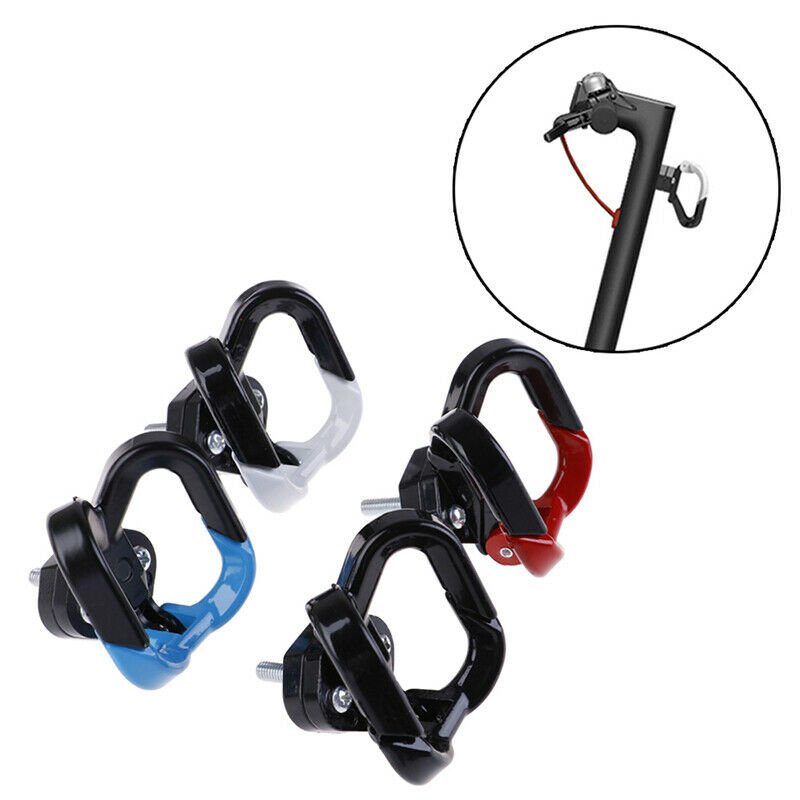 ES217 Gancho Metalico Doble para Xiaomi Mi Electric M365 / M365 Pro / M365 Pro 2 / 1S / Essential Negro