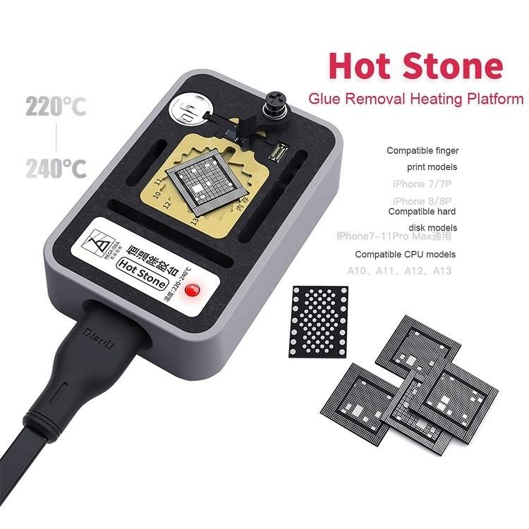 Estación Chip de Calefacción de la Estación de Remoción de Pegamento para CPU A10 / A11 / A12 / A12 I Apple iPhone RAM 7G / 7P / 8G / 8P / X / XR / Xs / Xs Max / 11 / 11 Pro / 11 Pro Max