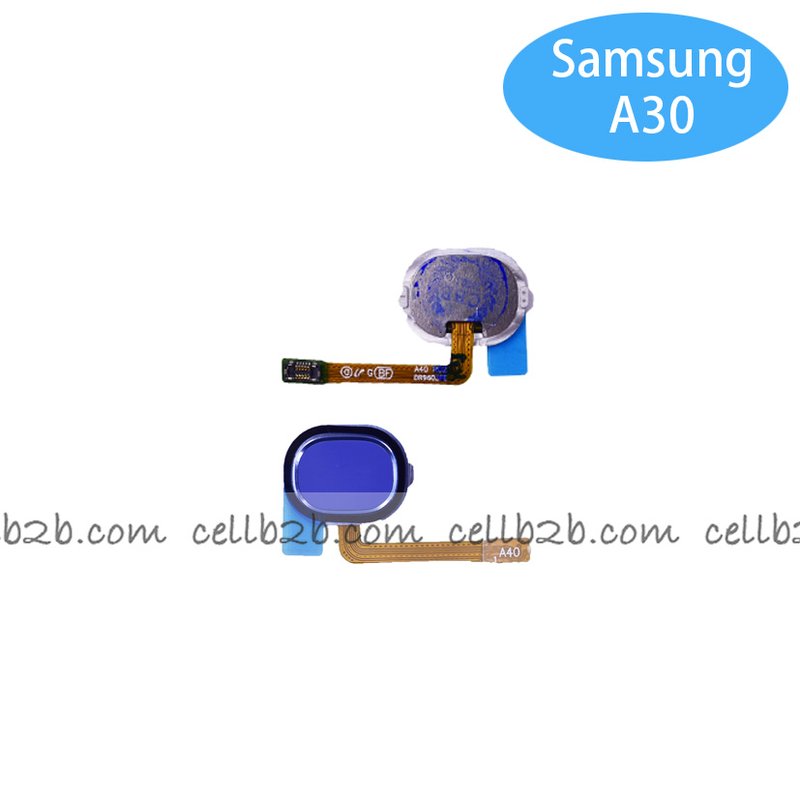 Flex con Lector de Huella para Samsung A30 A305 A40 A405 A50 A505 Azul