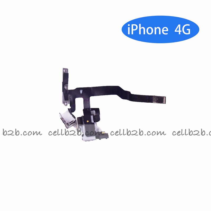 Flex de Audio Jack para iPhone 4G Blanco