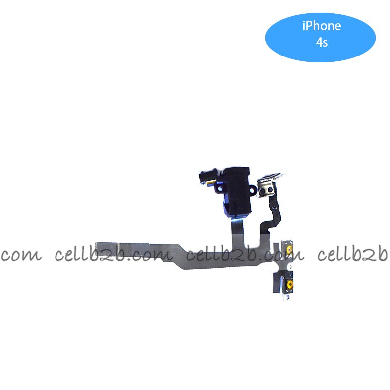 Flex de Audio Jack para iPhone 4S Blanco
