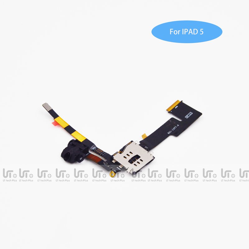 Cable Flex del Jack de Auriculares junto con Sim Slot para iPad 5 / iPad Air A1474 A1475 A1476 / iPad 9.7 2017 A1822 A1823