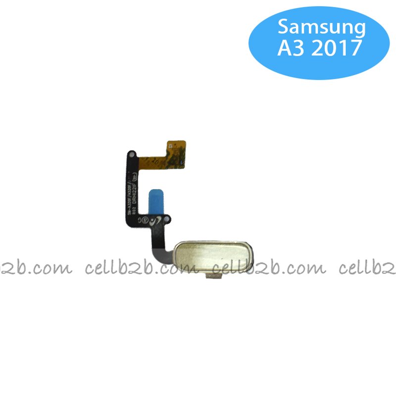 Flex de Boton Home para Samsung GALAXY A3 2017 A320F / A5 2017 A520F Dorado