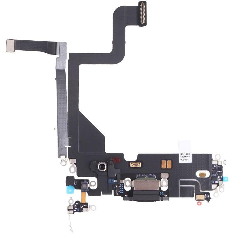 Flex de Carga para iPhone 13 Pro Negro Original Desmontaje