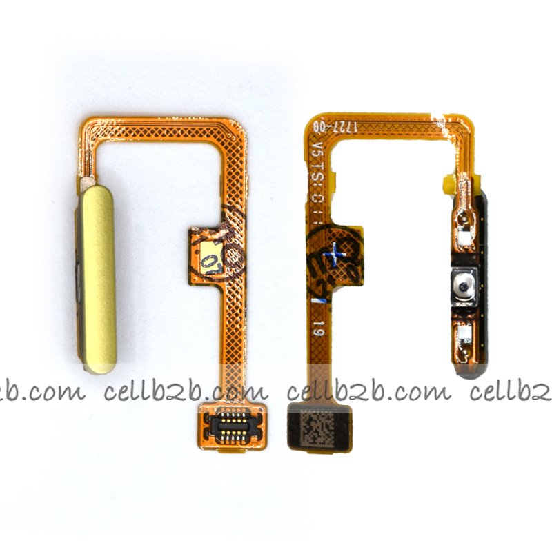Flex de Encendido con Lector de Huella para Xiaomi Mi 11 Lite / Mi 11 Lite 5G / Mi 11 Lite 5G NE Amarillo