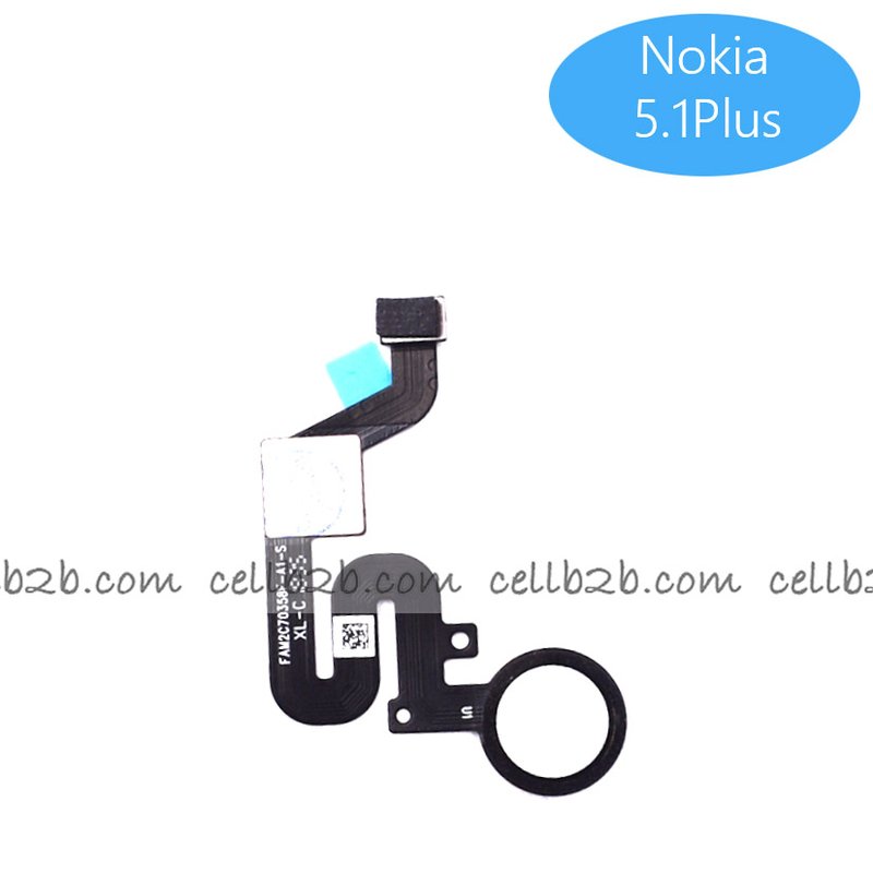 Flex de Lector de Huella para Nokia 5.1 Plus Blanco
