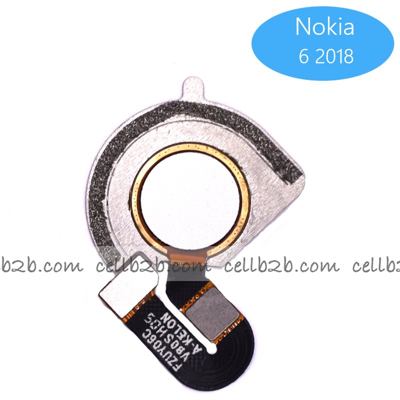Flex de Lector de Huella para Nokia 6 2018 Blanco