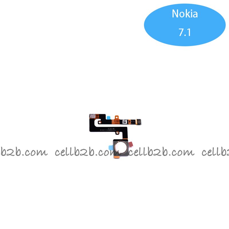Flex de Lector de Huella para Nokia 7.1 Dorado