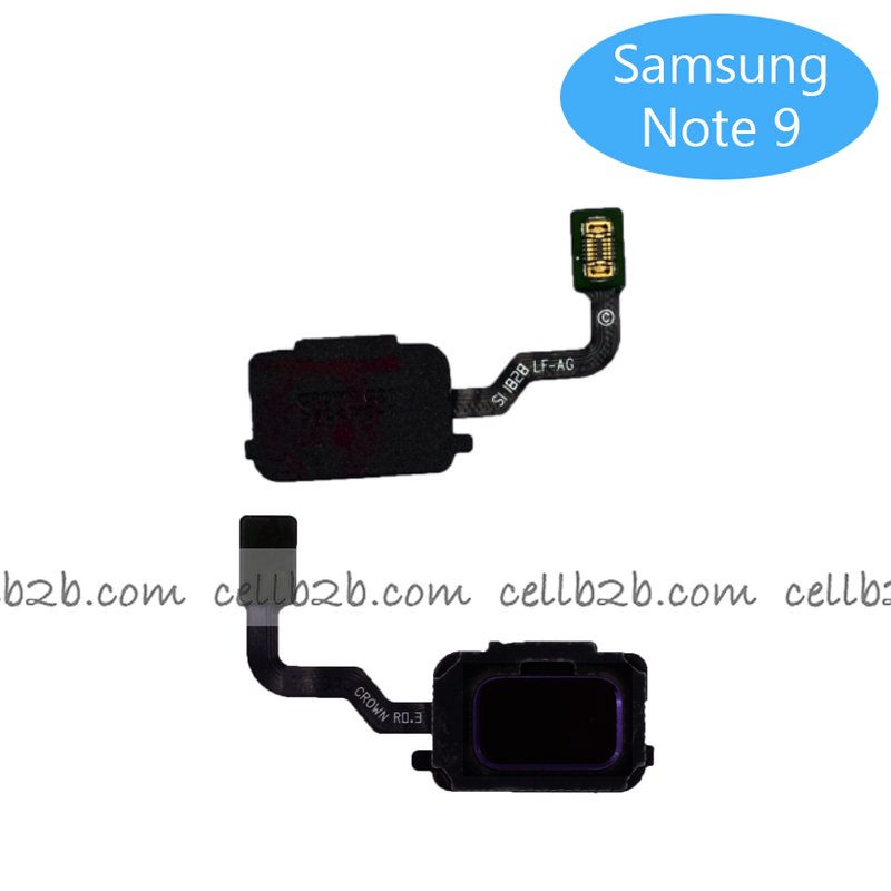 Flex de Lector de huella para Samsung Note 9 N960F Negro
