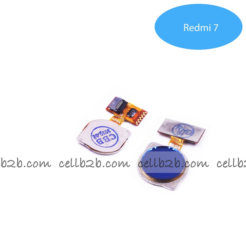 Flex de Lector de huella para Xiaomi Redmi 7 Azul
