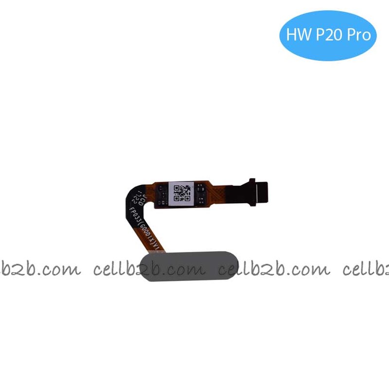 Flex de Home Botón con Lector de Huella para Huawei P20/ P20 Pro/ Mate 10/ V10/ Nova 2S Negro