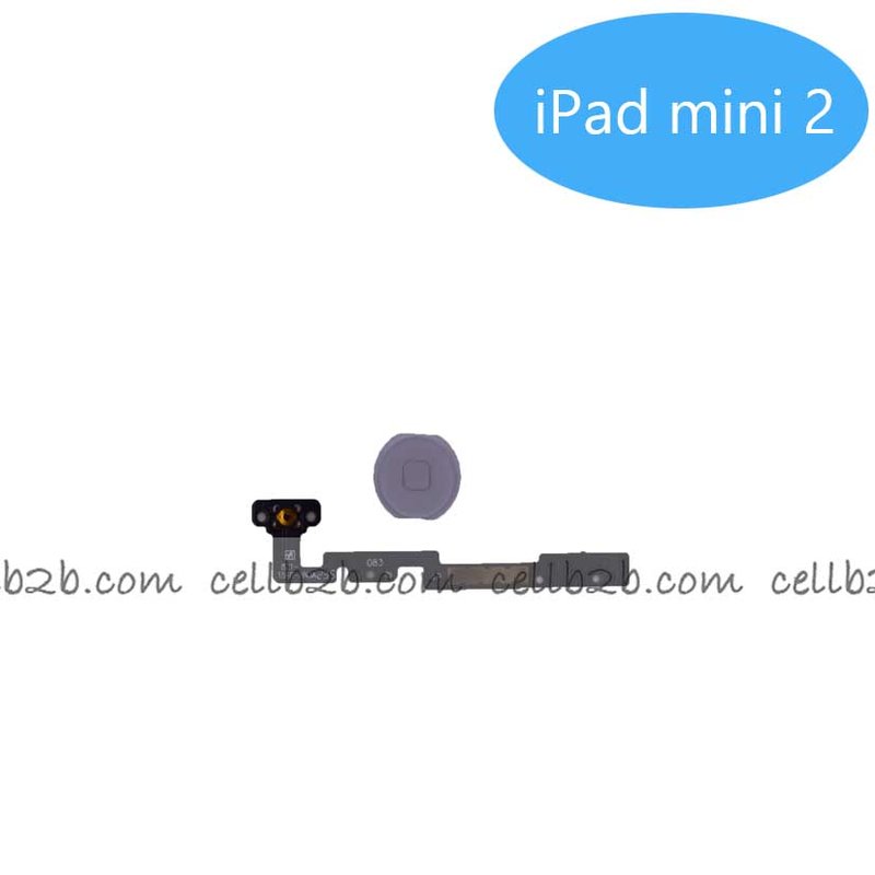 Flex del Botón Home para iPad Mini 2 A1489 A1490 A1491 Blanco