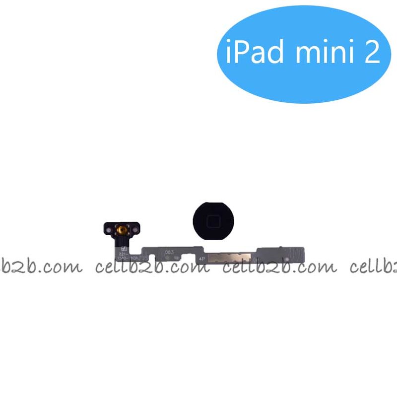 Flex del Botón Home para iPad Mini 2 A1489 A1490 A1491 Negro