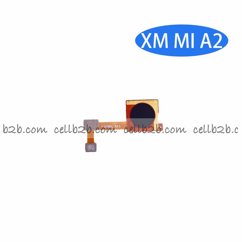 Flex del Botón Home para Xiaomi Mi A2/ Mi 6X Negro