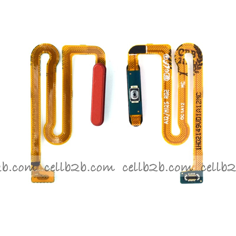 Flex Lector de Huella para Samsung A12 A125F / A12 A127F Rojo