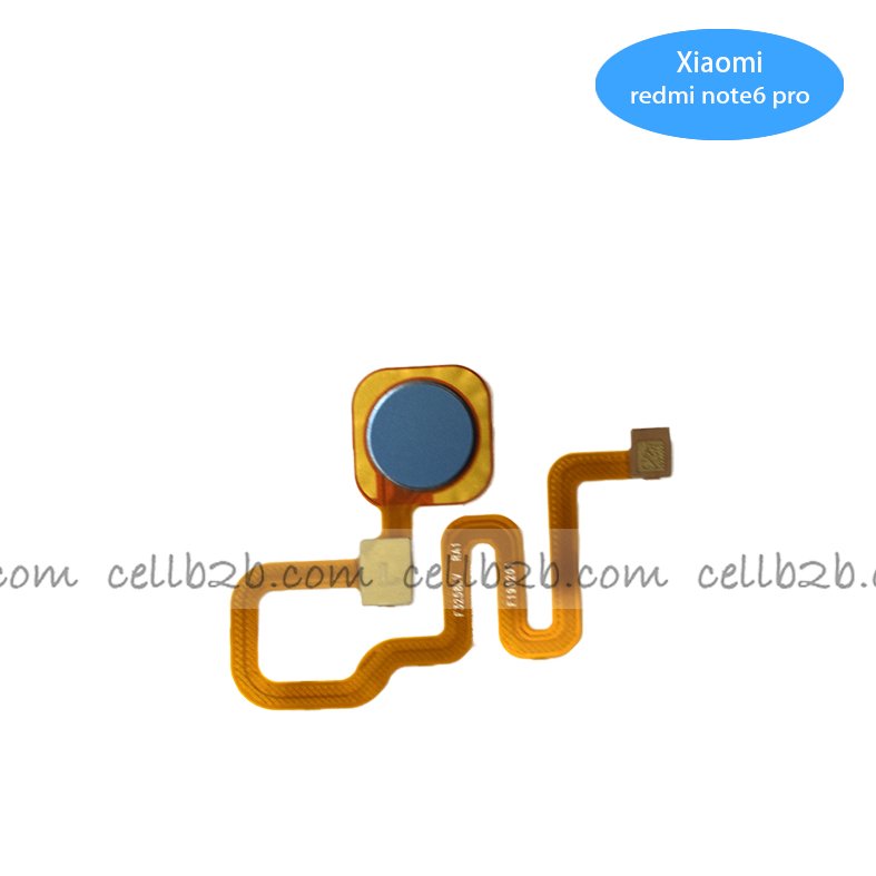 Flex Lector de Huella para Xiaomi Redmi 6 Pro /Xiaomi A2 Lite Azul