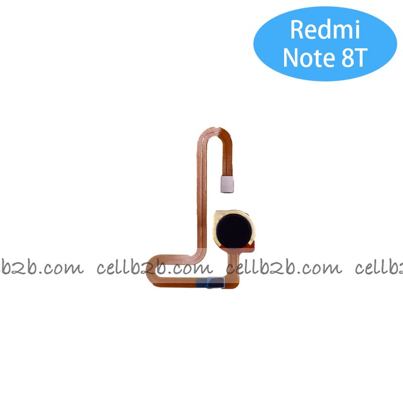 Flex Lector de Huella para Xiaomi Redmi Note 8T Negro