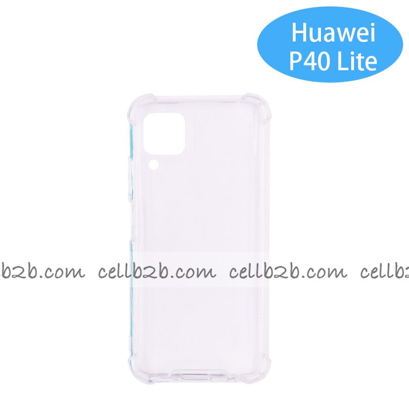 Funda Antigolpe para Huawei P40 Lite Silicona Transparente PC+PTU