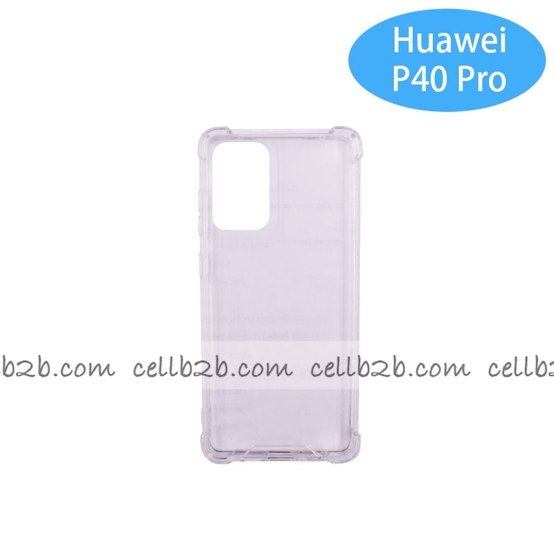 Funda Antigolpe para Huawei P40 Pro Silicona Transparente PC+PTU