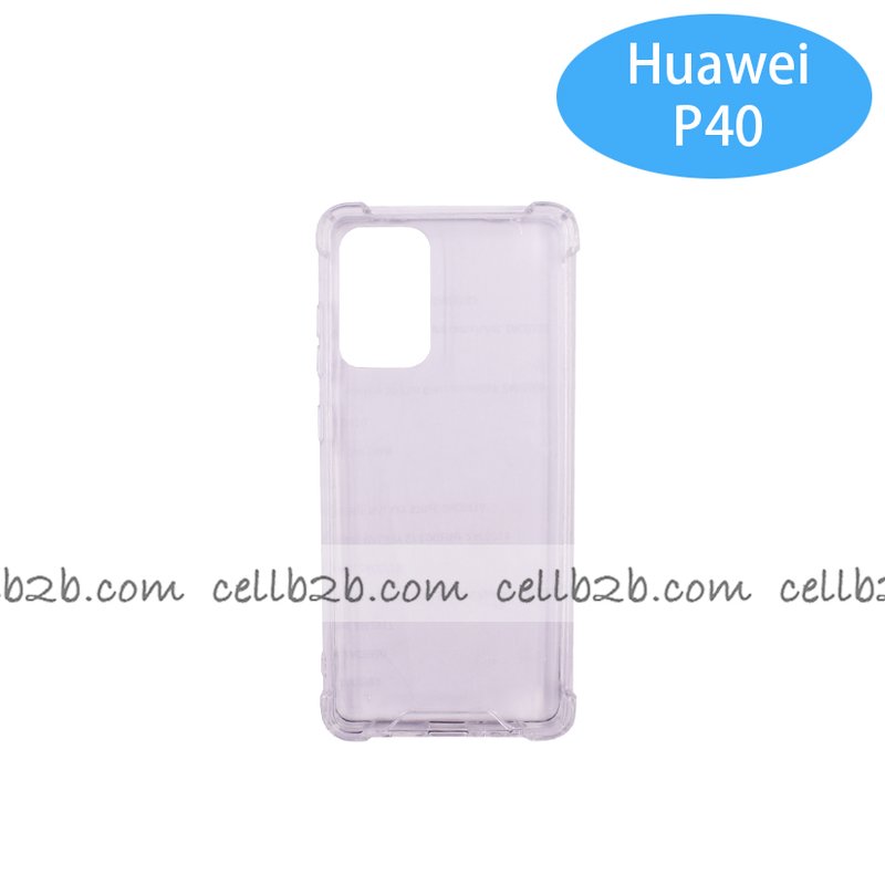 Funda Antigolpe para Huawei P40 Silicona Transparente PC+PTU