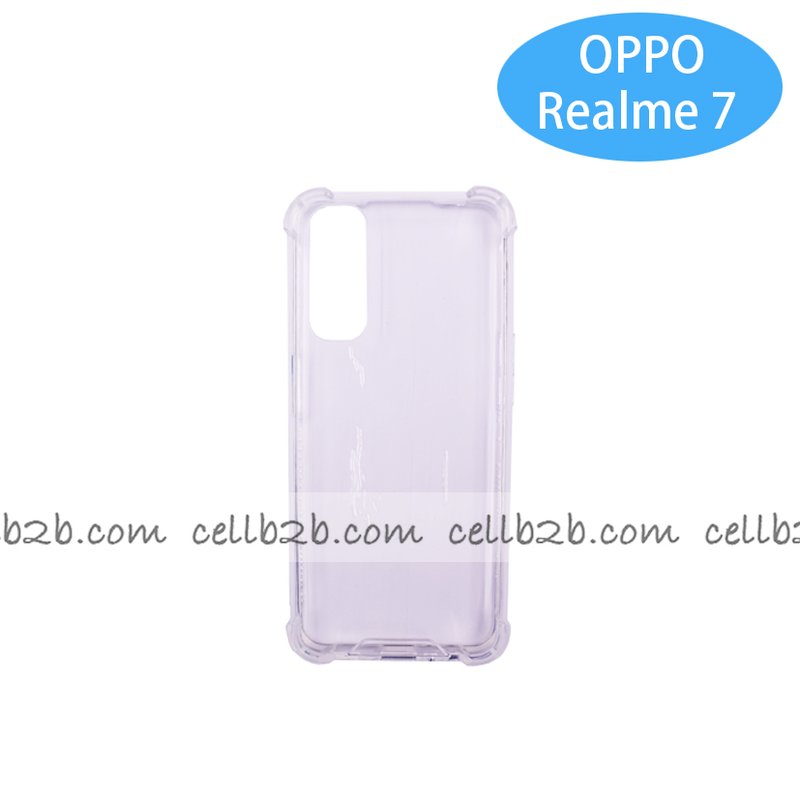 Funda Antigolpe para Realme 7 Pro Silicona Transparente PC+PTU