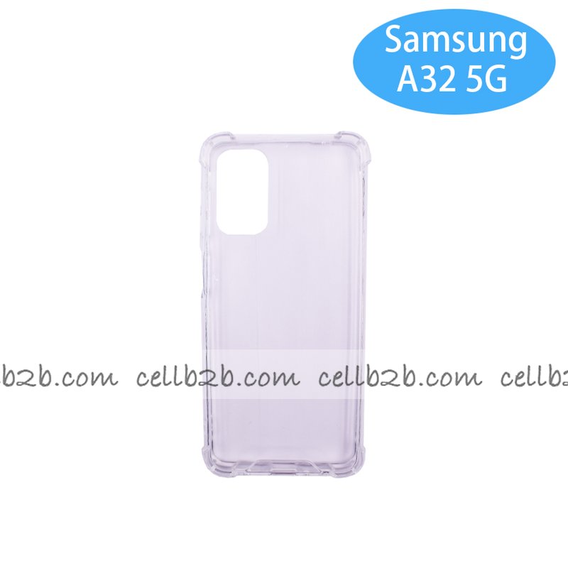 Funda Antigolpe para Samsung A32 5G Silicona Transparente PC+PTU