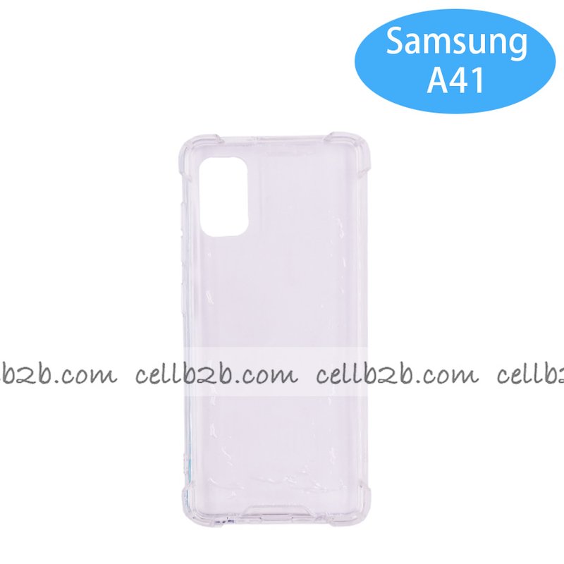 Funda Antigolpe para Samsung A41 Silicona Transparente PC+PTU