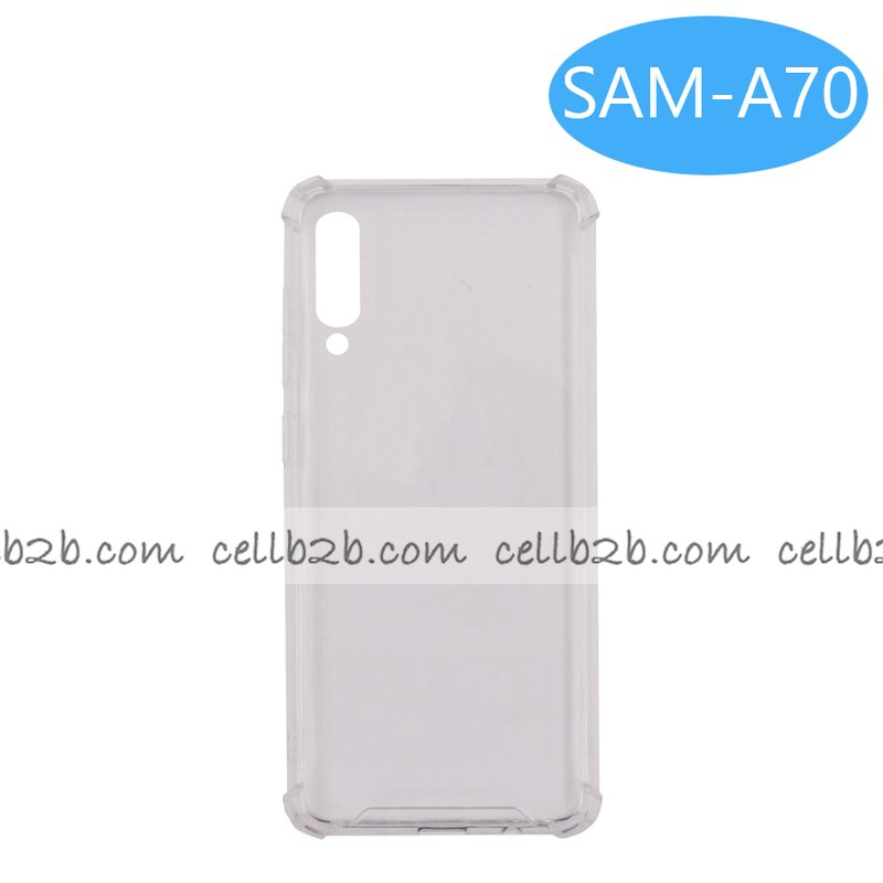 Funda Antigolpe para Samsung A70 Silicona Transparente PC+PTU