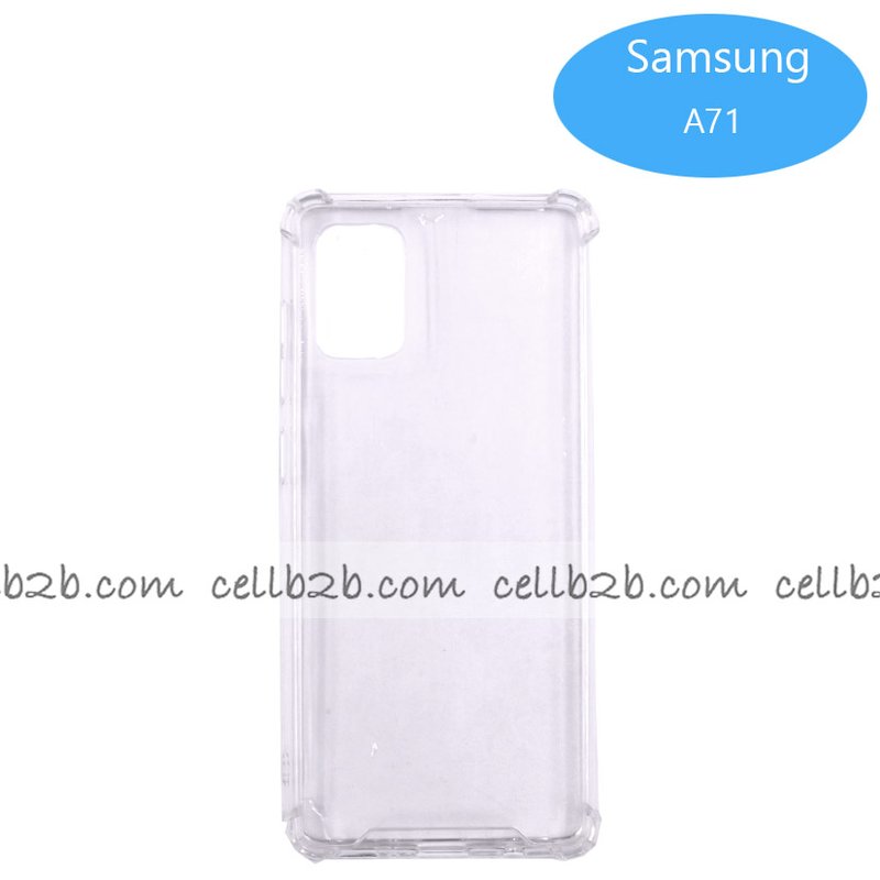 Funda Antigolpe para Samsung A71 Silicona Transparente PC+PTU