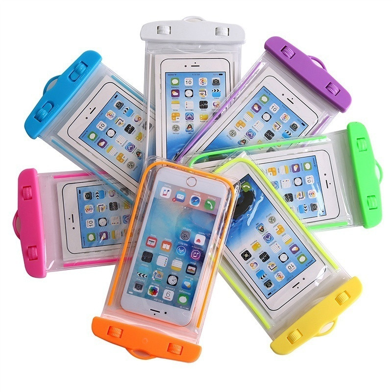 Funda Bolsa Impermeable Universal con Fluorescente para Móvil hasta 7 Pulgadas