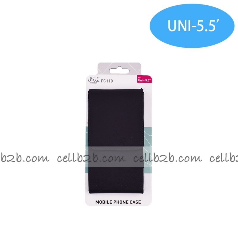 FC110 Funda Cinturón Universal Vertical 5.5 para móviles Clasico De Cuero