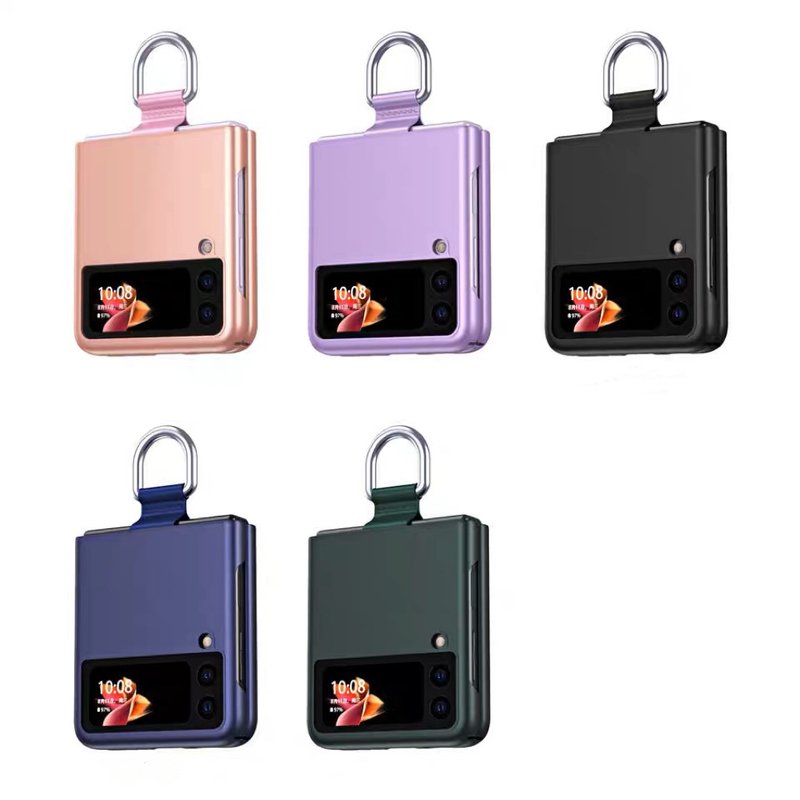 Funda Con Cinta y Anillo Para Samsung Z Flip 6 / Z Flip 7 FE