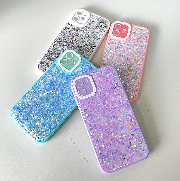 Funda Con Glitter Para iPhone 12 6.1