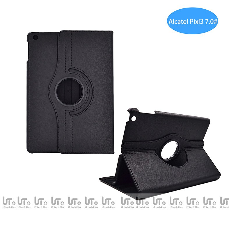 Funda para Tableta Alcatel Pixi3 7.0 Giratoria 360 Grados de Cuero PU