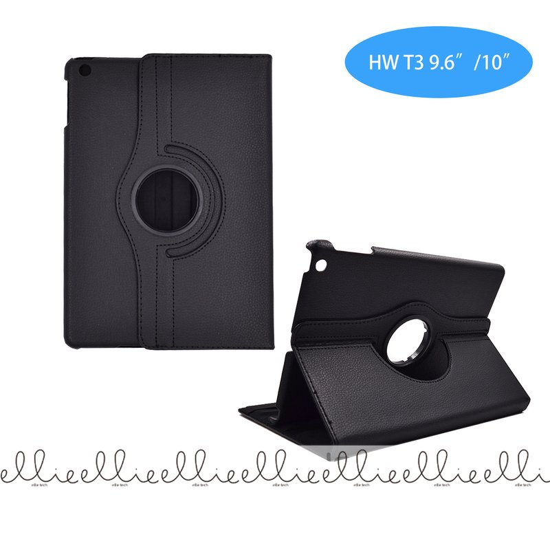 Funda para Tableta Huawei T3 9.6 / T3 10.0 Giratoria 360 Grados de Cuero PU