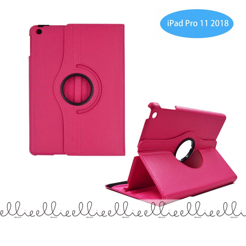 Funda para Tableta iPad Pro 11 2018 Giratoria 360 Grados de Cuero PU
